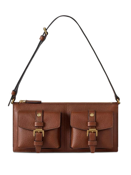  Mulberry Mini Roxanne Buckled Shoulder Bag - Brown 