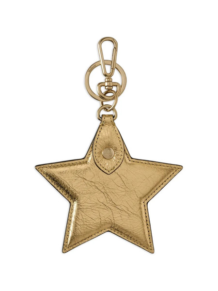  Mulberry Star Keyring - Gold 