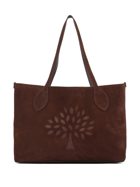  Mulberry Tree Suede Tote - Brown 