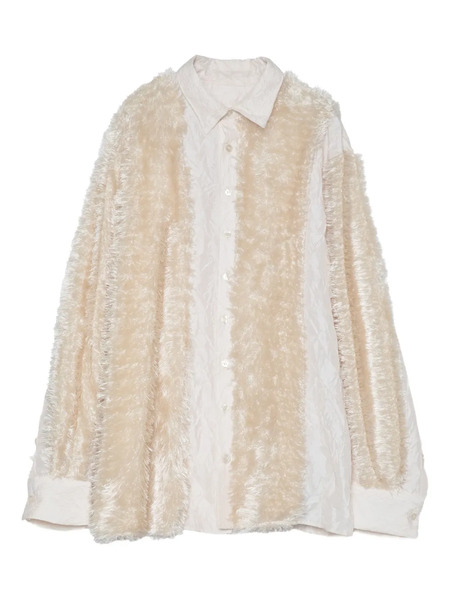  Muller Of Yoshiokubo Grass Line Shirt - Neutrals 