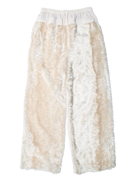  Muller Of Yoshiokubo Grass Textured-panel Trousers - Neutrals 
