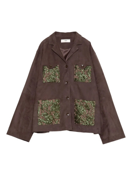  Muller Of Yoshiokubo Sequin-embellished Jacket - Brown 