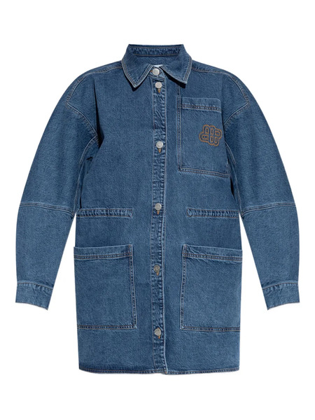 Munthe Denim Shirt Jacket - Blue 