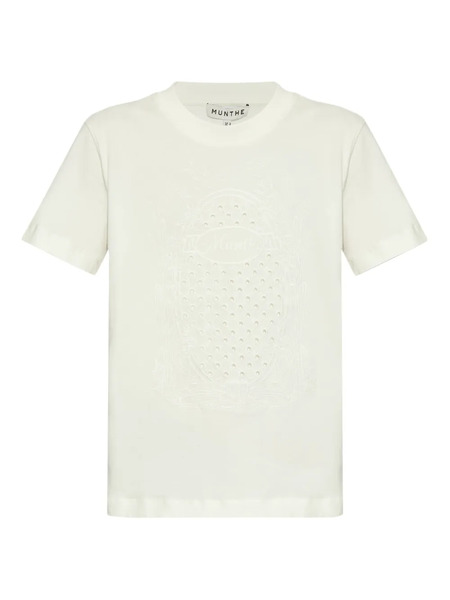  Munthe Embroidered T-shirt - White 
