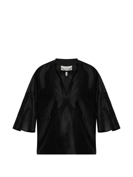 Munthe Flared-sleeve Blouse - Black 