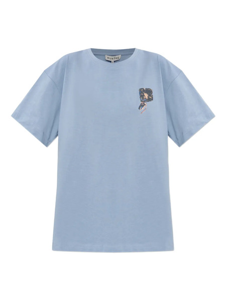  Munthe Graphic-print T-shirt - Blue 