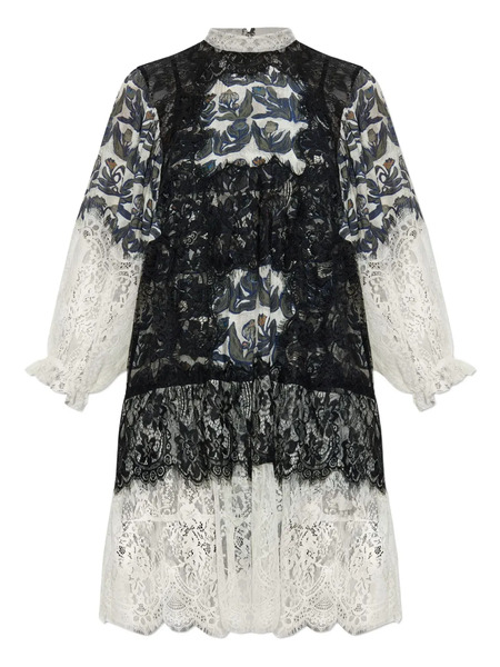  Munthe Lisso Floral-lace Dress - Neutrals 