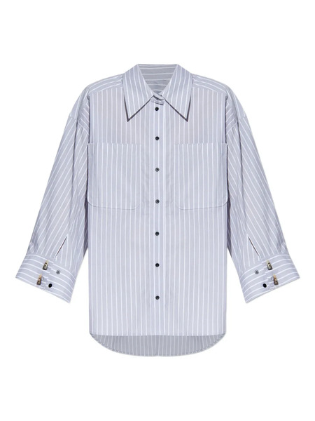  Munthe Lynne Striped Pocket Shirt - Grey 