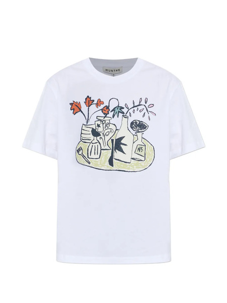  Munthe Print T-shirt - White 