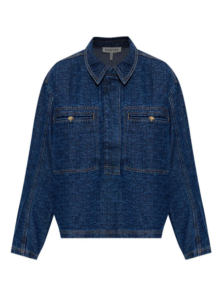  Munthe Ruxa Polo Top - Blue 