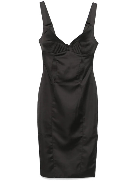  Murmur Haze Midi Dress - Black 