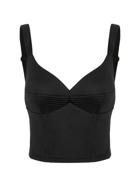  Murmur Haze Sleeveless Top - Black 