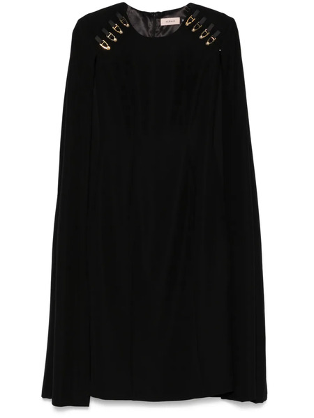  Murmur Mantle Midi Dress - Black 