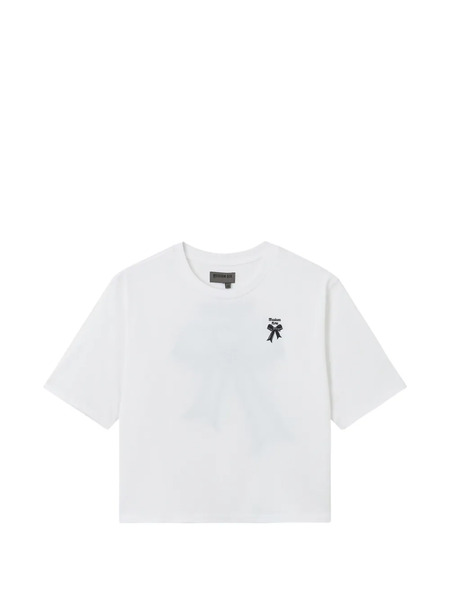  Musium Div. Bow-print T-shirt - White 