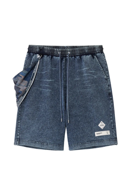  Musium Div. Drawstring-waist Denim Shorts - Blue 