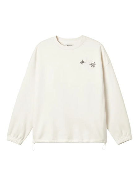  Musium Div. Embellished Long-sleeve Top - White 