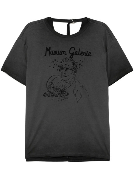  Musium Div. Embroidered T-shirt - Black 