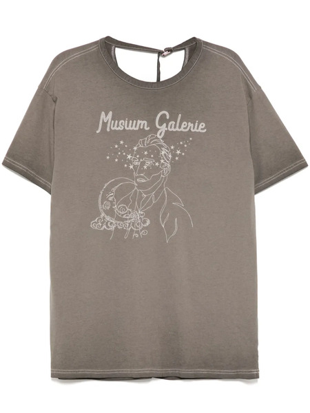  Musium Div. Embroidered T-shirt - Grey 