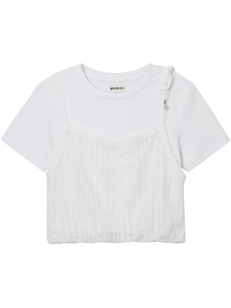  Musium Div. Layered Top - White 