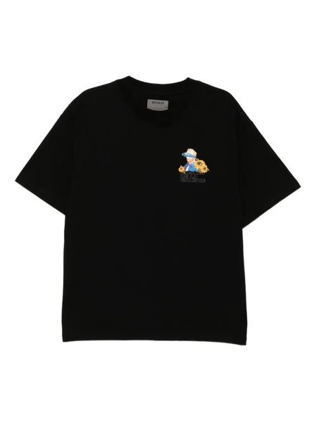  Musium Div. Logo-embroidered T-shirt - Black 