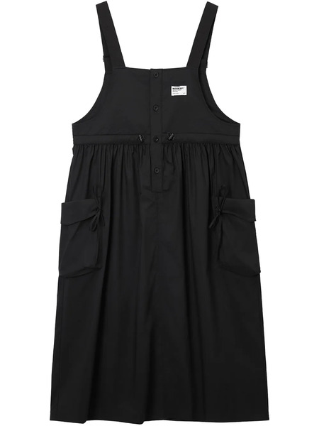  Musium Div. Logo-patch Midi Dress - Black 