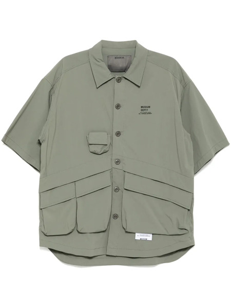  Musium Div. Logo-print Shirt - Grey 