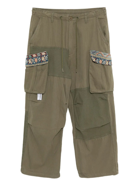  Musium Div. Patchwork Cargo Pants - Green 