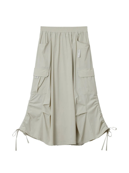  Musium Div. Pocket Drawstring Midi Skirt - Neutrals 