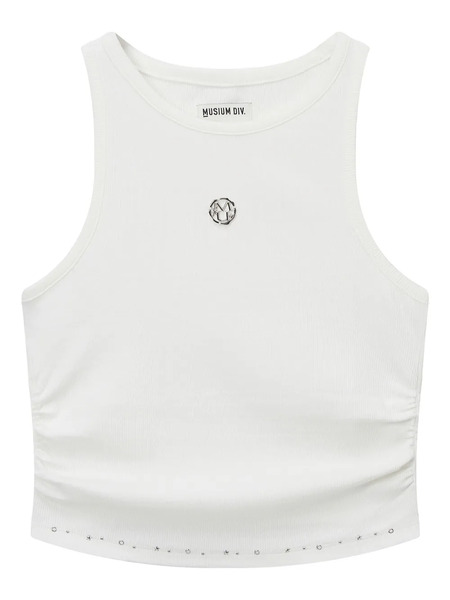  Musium Div. Ribbed Tank Top - White 