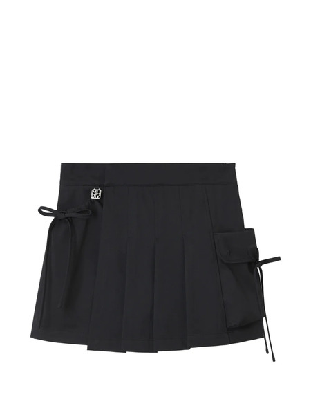  Musium Div. Tie Pleated Shorts - Black 