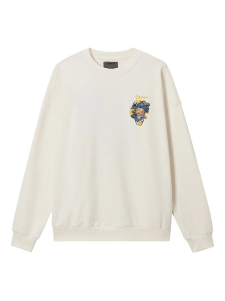  Musium Div. Van Gogh Embroidered Sweatshirt - Neutrals 