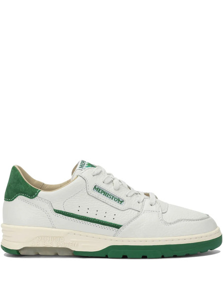  Musto Perforated Panelled Sneakers - White 