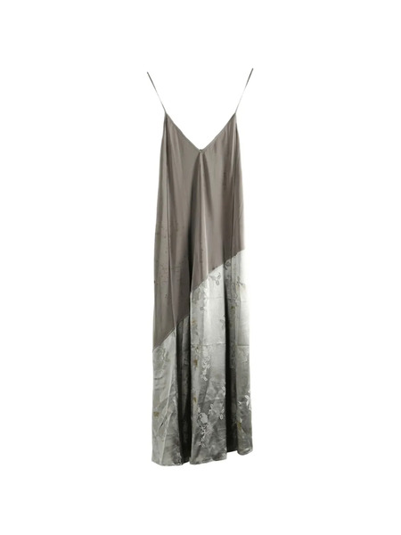  Mutedance Floral-jacquard Maxi Dress - Grey 