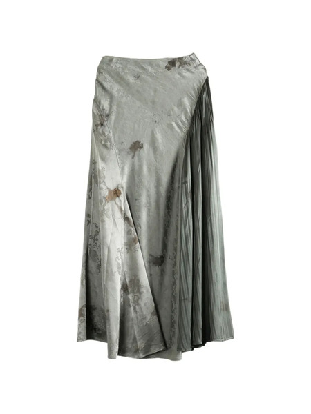 Mutedance Floral-jacquard Skirt - Grey 