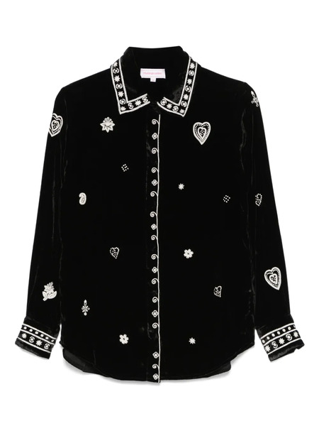  Muzungu Sisters Stella Shirt - Black 