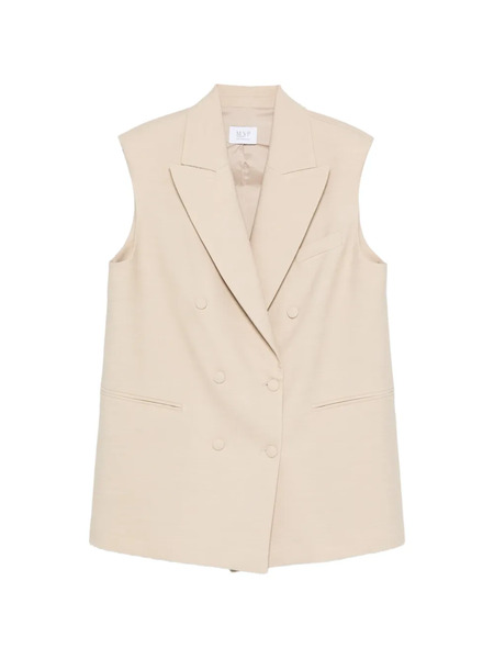  Mvp Wardrobe Double-breasted Waistcoat - Neutrals 