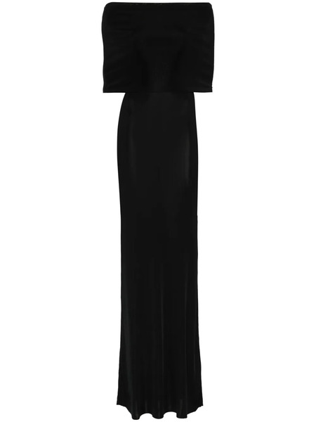  Mvp Wardrobe Knitted Maxi Dress - Black 
