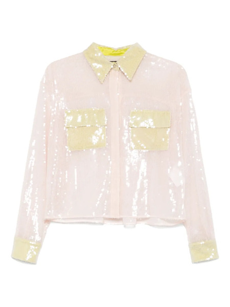  Mvp Wardrobe Point Collar Shirt - Pink 