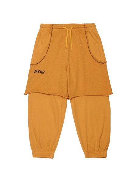  Myar Kids Layered Track Pants - Orange 