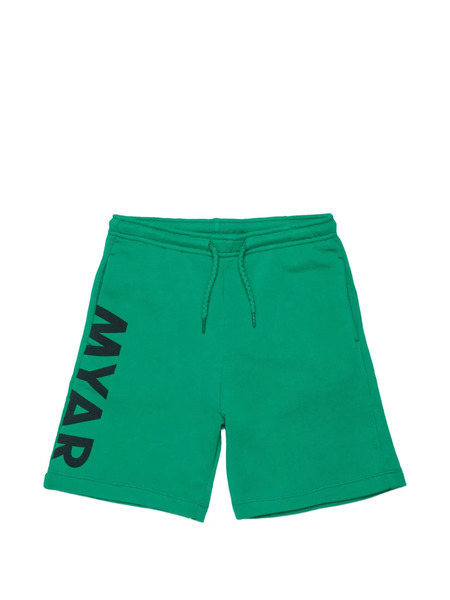  Myar Kids Logo-print Drawstring Shorts - Green 