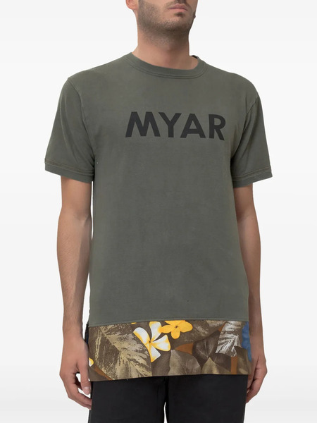  Myar Logo-print T-shirt - Green 