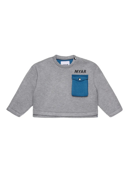  Myar Patch-pocket Sweatshirt - Grey 