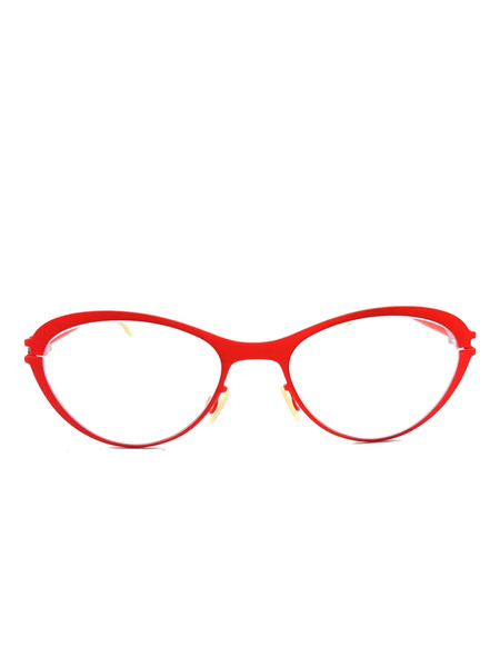  Mykita Kiwi Round-frame Glasses - Red 