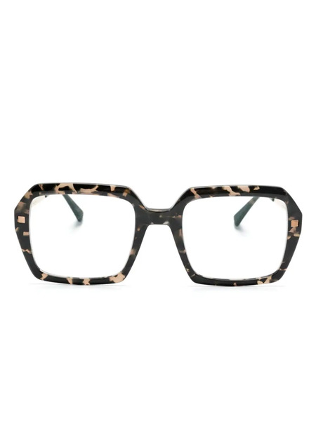 Mykita Vanilla Square-frame Glasses - Black 