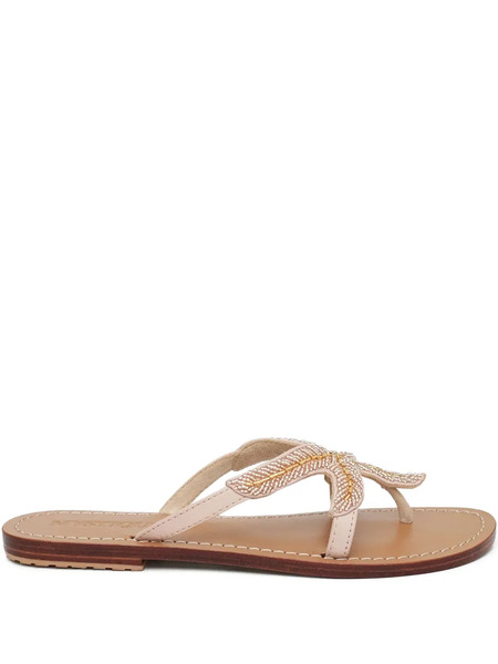  Mystique Beaded-detail Starfish-design Sandals - Neutrals 