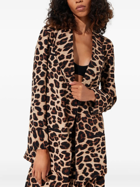  Mystique Safari Animal-print Blazer - Neutrals 
