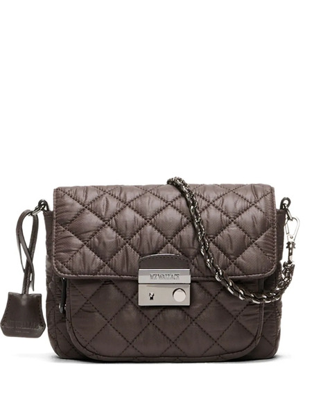  Mz Wallace Small Crosby Lock Cross Body Bag - Brown 