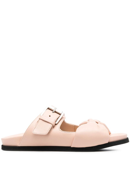  Nº21 Bow Detail Strappy Slides - Pink 