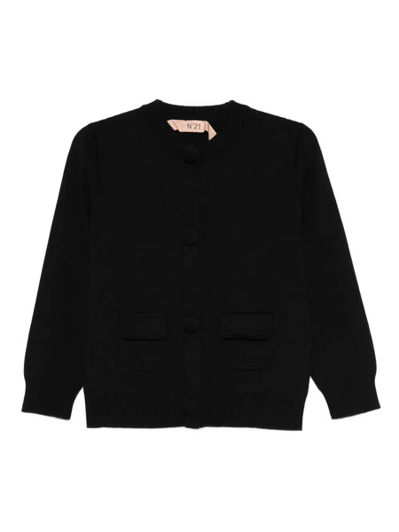  Nº21 Button-up Cardigan - Black 