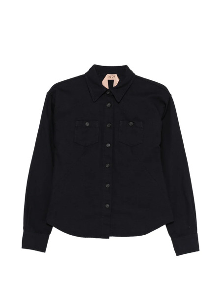 Nº21 Buttoned Pocket Shirt - Blue 